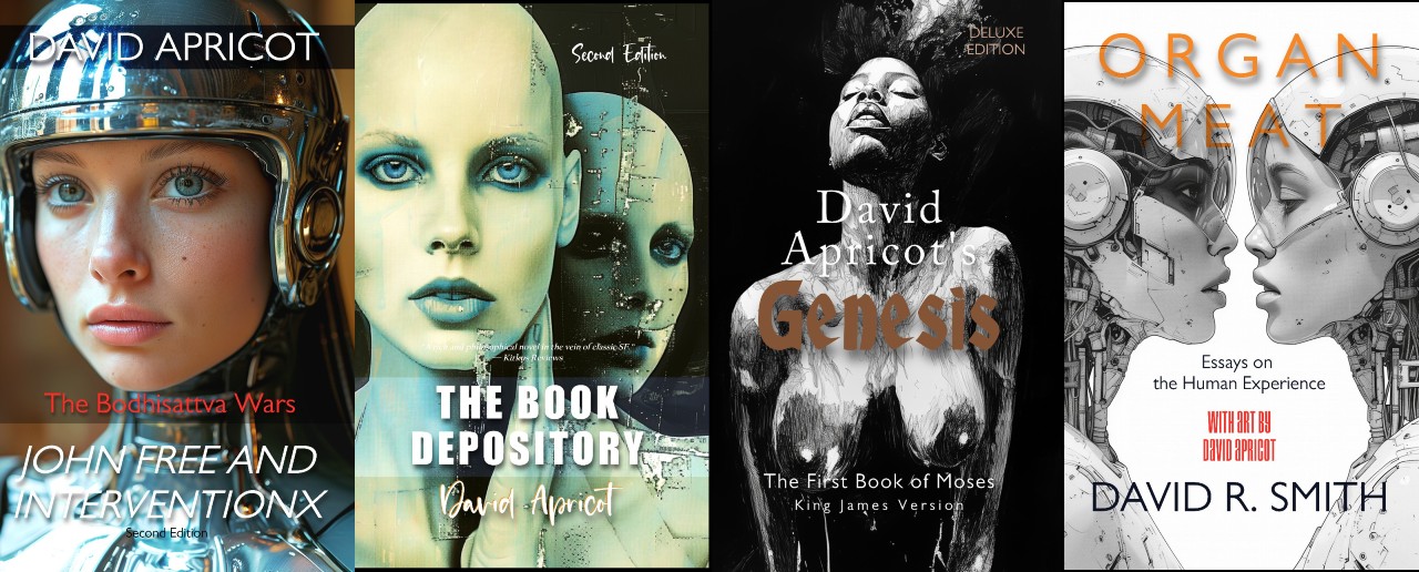 banner with the first four books migrated from Ingramspark to KDP